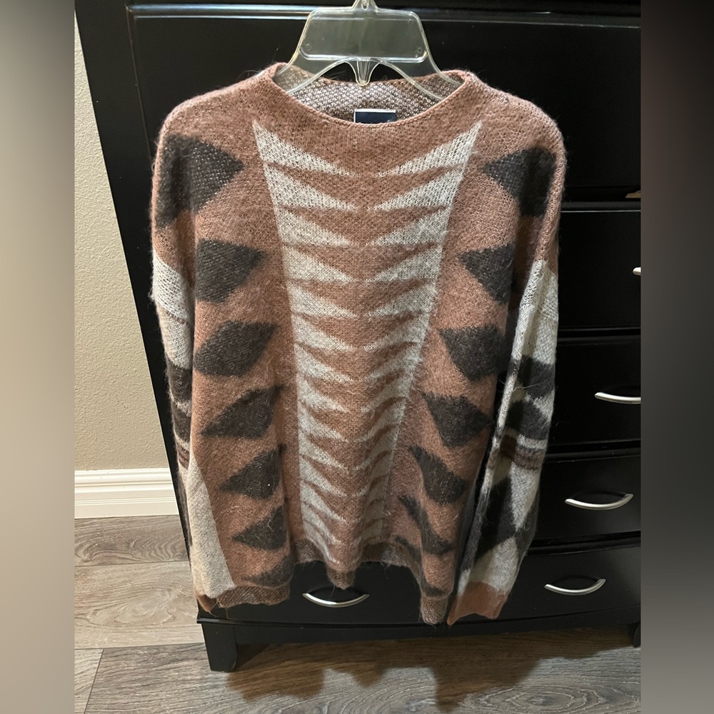 Daytrip Western Mock Neck Sweater